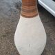 Ethnic terracotta vase seventies
