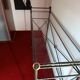 Glass and wrought iron console