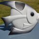 Large vase/sculpture fish from the 1960s.