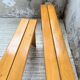 Paire de bancs en pin Charlotte Perriand Les arcs