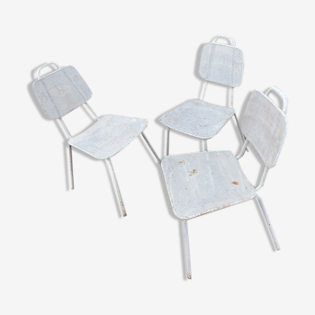 3 chaises de jardin
