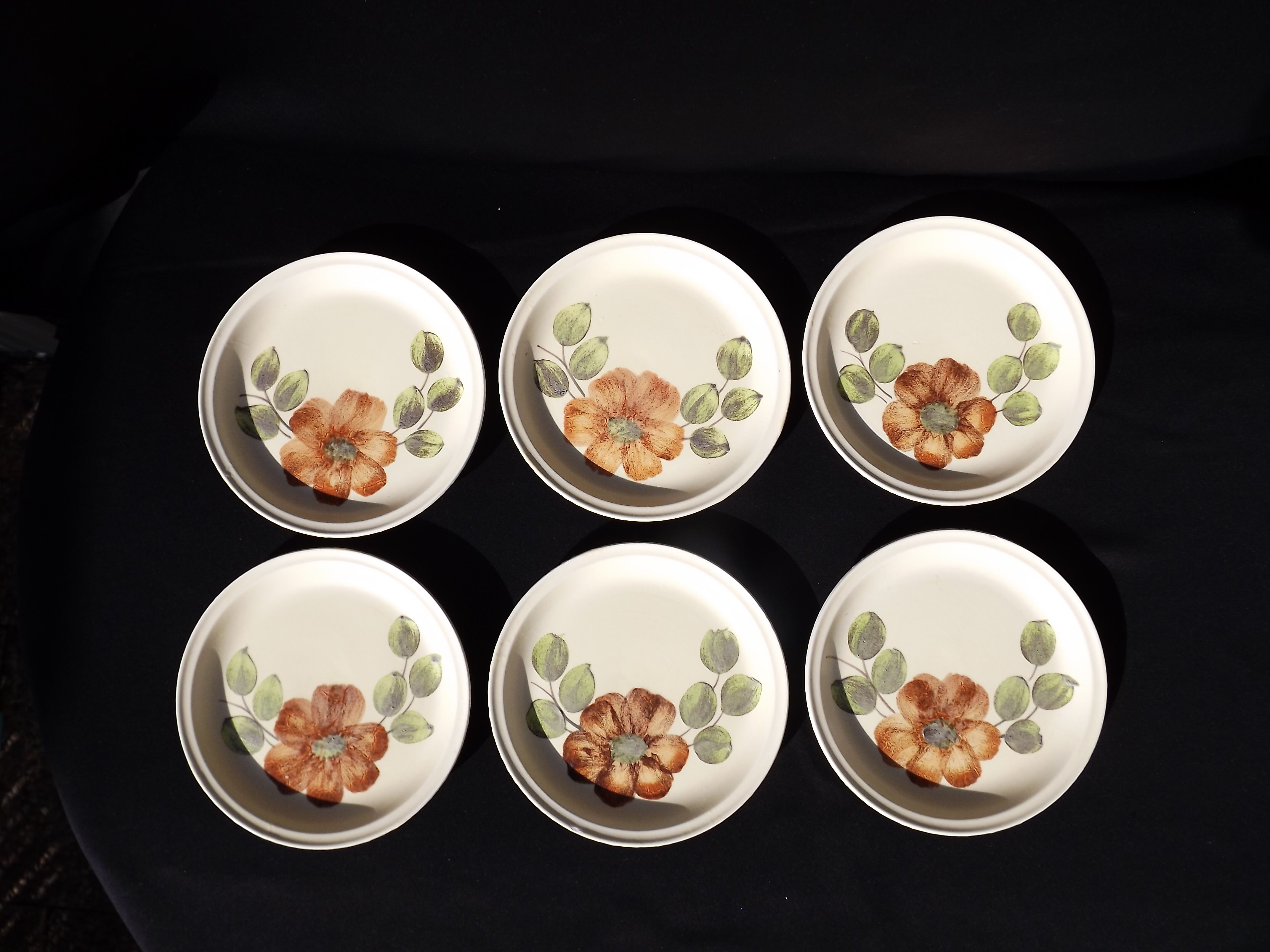 6 dessert plates