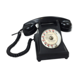 Old phone in black Bakelite