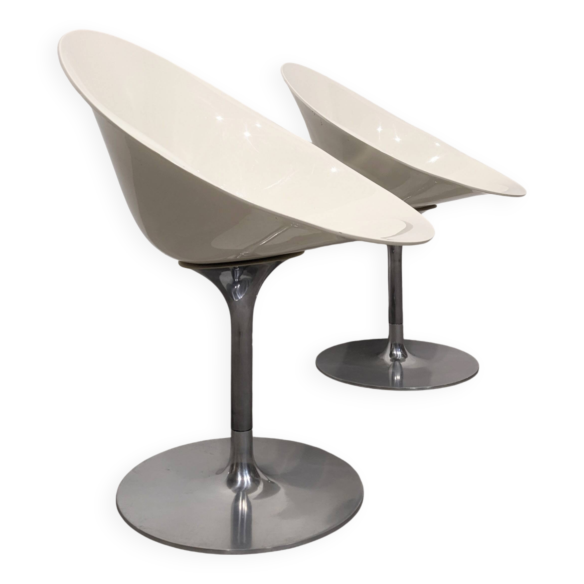 Two Kartell Eros chairs