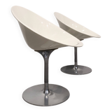 Two Kartell Eros chairs
