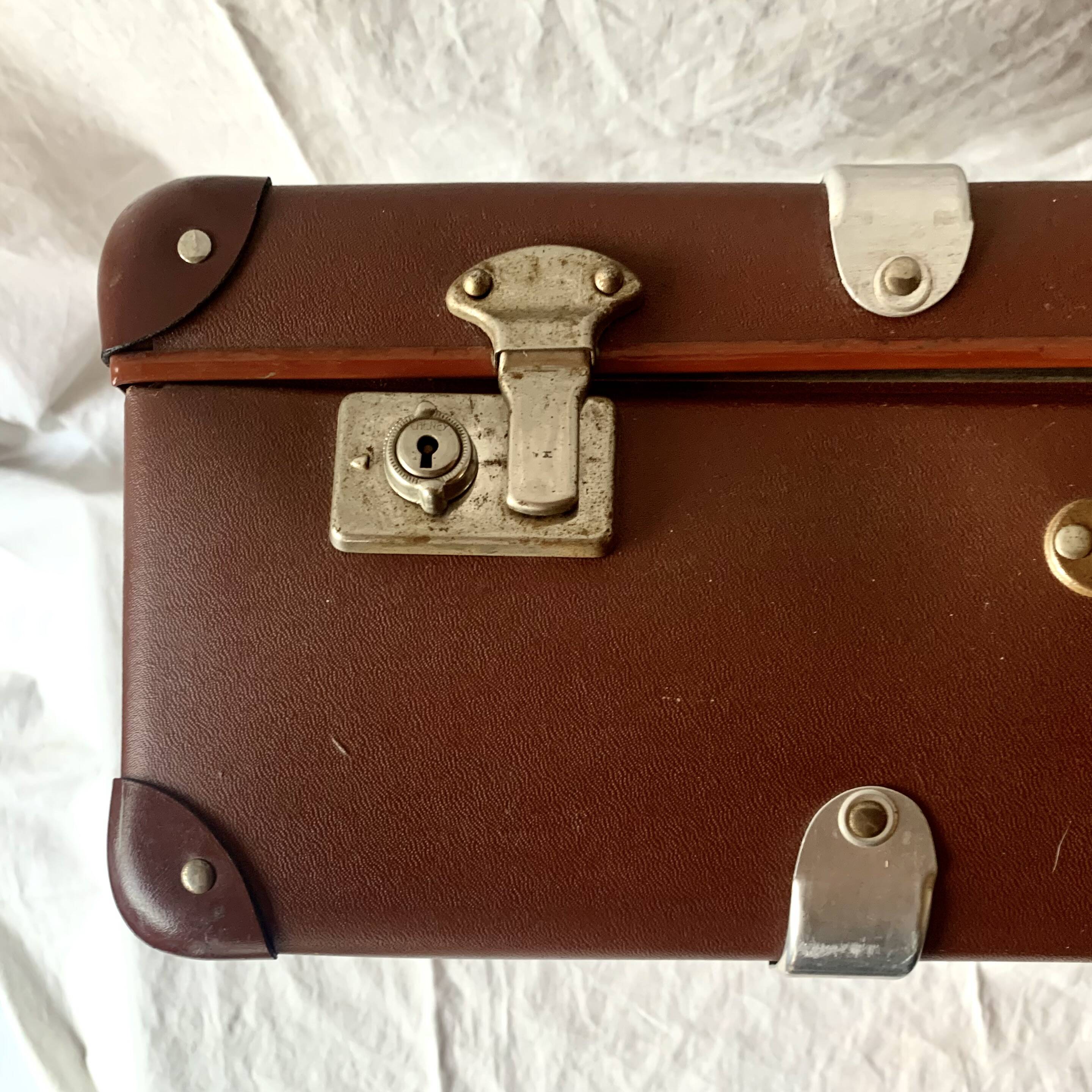Old fiberglass suitcase