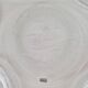 Vintage Glass Seafood Serving Bowl, Plate and Dinner Plates by Ann Warff for Kosta Boda, Sweden, 1970s, Set of 8