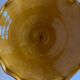 XXXL wavy bowl in glazed terracotta 1950 Provence