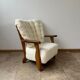 Fauteuil en chêne de Guillerme et Chambron
