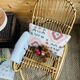 Children's rattan rocking chair