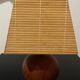 Lampe boule bois massif