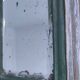 Beveled mirror patinated wood early 20th century