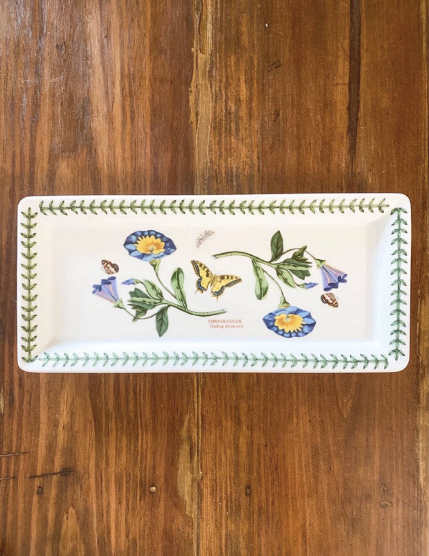 Vintage cake dish Portmeirion Botanic Garden Convolvulus