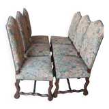 6 upholstered chairs