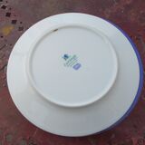 6 dessert plates porcelain cottage SPAL Portugal