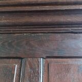 Louis XIV wardrobe in solid oak, 18th century