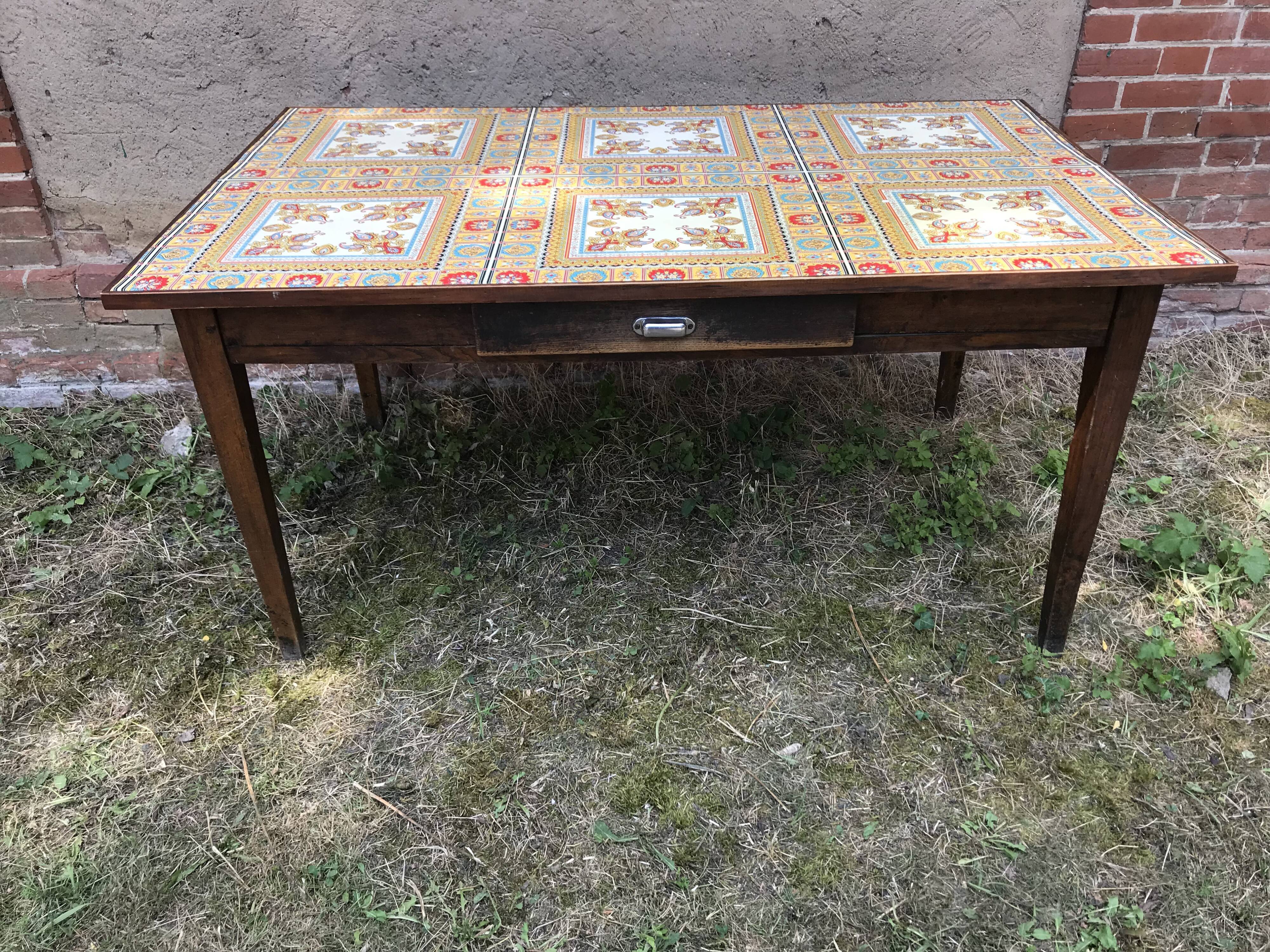 Old kitchen table