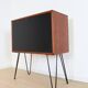 vintage cabinet on hairpinlegs