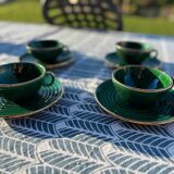 4 vintage Art Deco cups