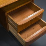 Teak Schreibtisch von Gunnar Nielsen für Tibergaard, Dänemark, 1960er