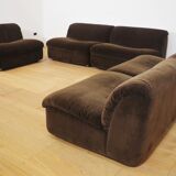 Modular crawler armchairs, 1970s, set of 5