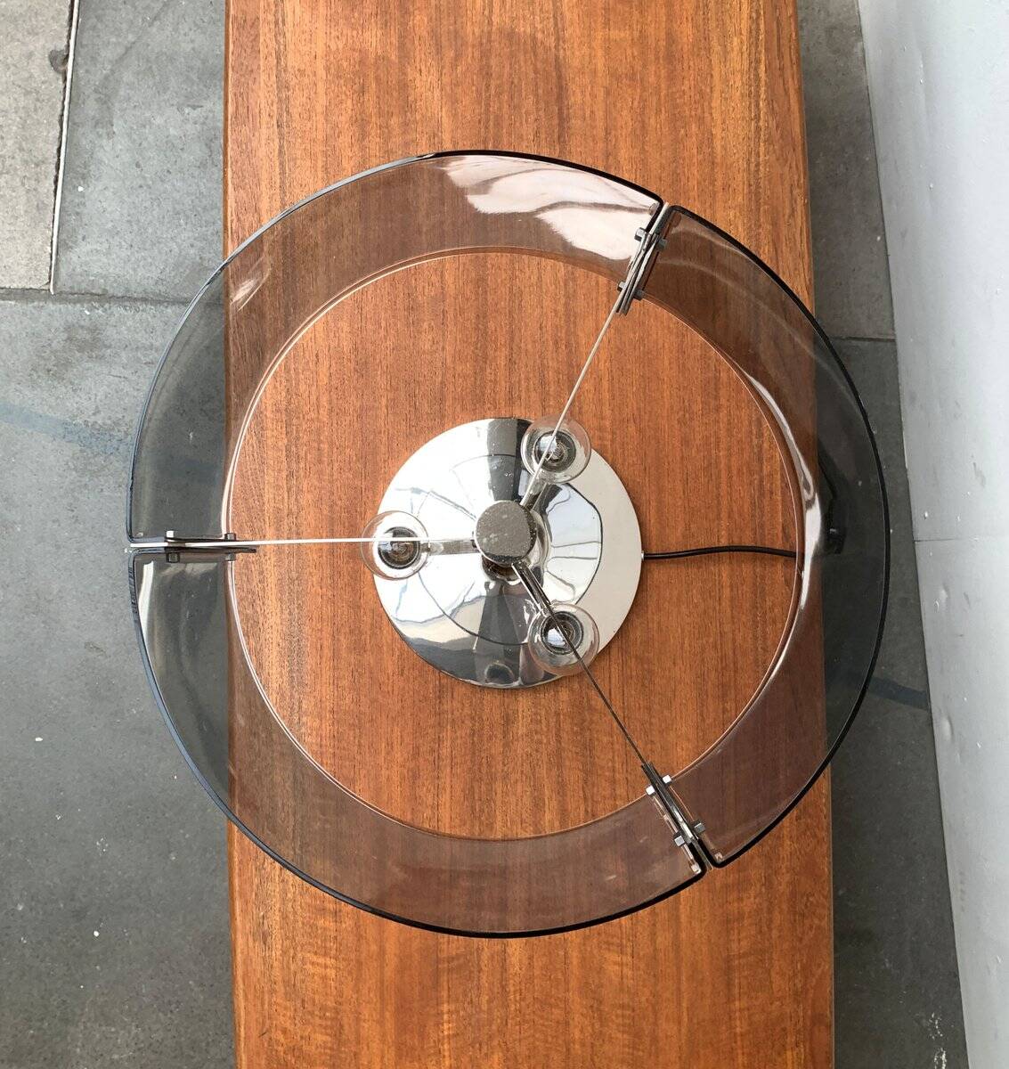 Lampes de table Space Age du milieu du siècle, années 1970, lot de 2