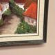 Original Swedish Oil on Canvas – “Village with Red Roofs” – Dated 1973