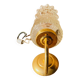 Vintage molded glass wall light