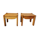 Pair of bedside