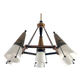 Mid-Century Modern sputnik chandelier, Italy 1950s