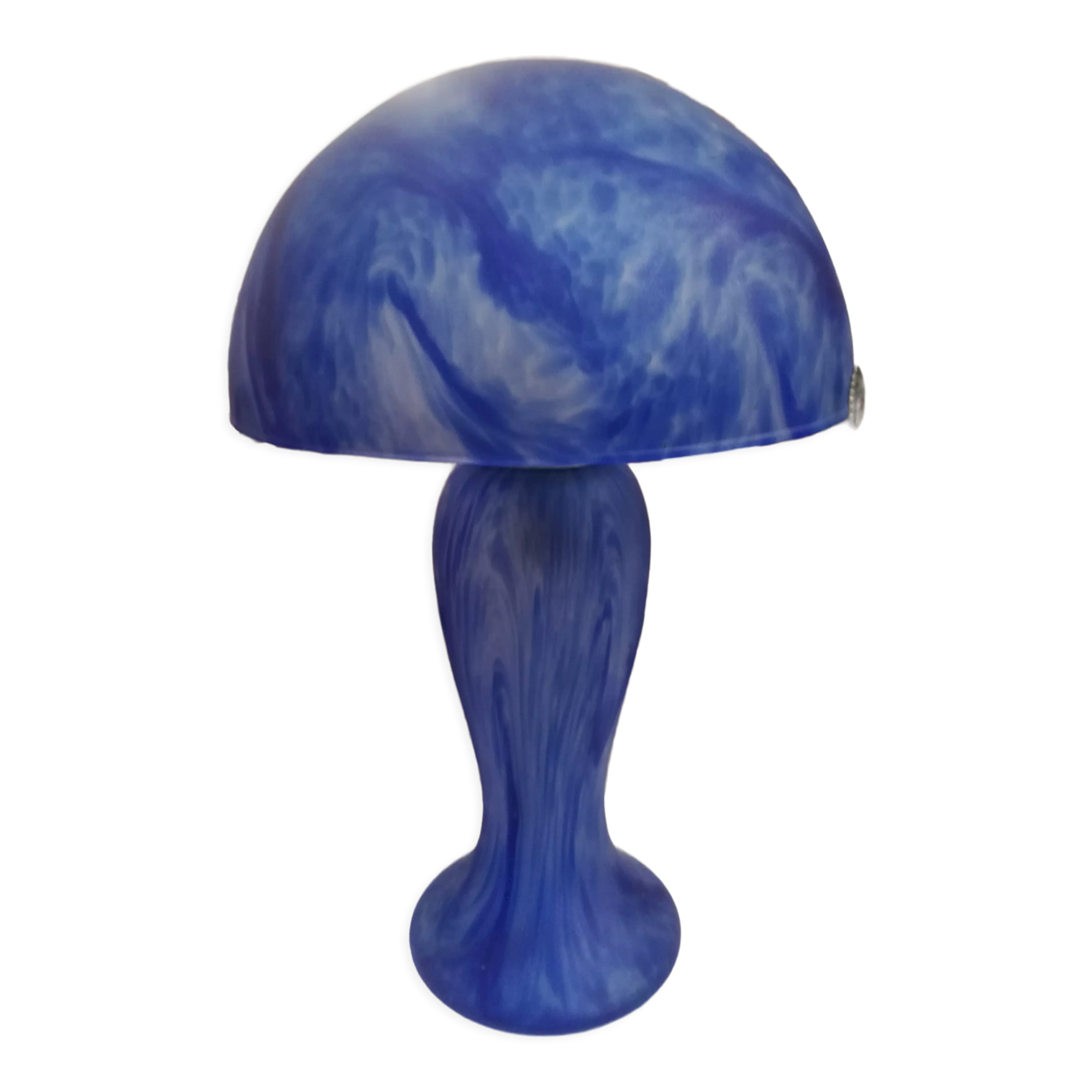 Mushroom lamp in glass paste