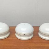 Mid-century Italian space age ceiling lamp by Gianemilio, Pietro and Anna Monti for Kartell, 1950s.