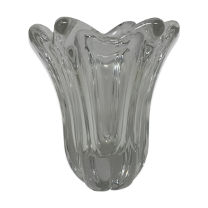Vase en cristal taillé, - baccarat