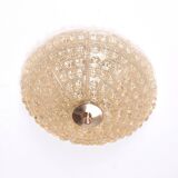 Carl Fagerlund Orrefors crystal wall or ceiling lamp, for Lyfa 1960s