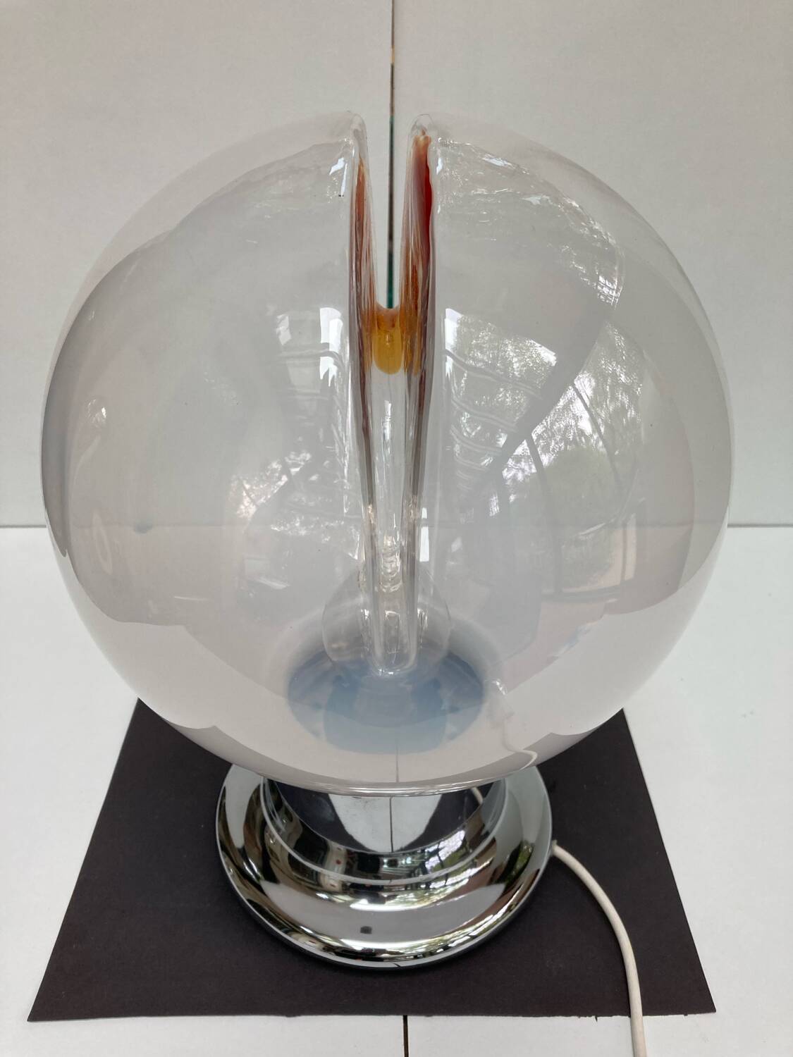 Italian table lamp in the style of vintage carlo nasson or toni zucchier