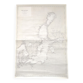 Carte Europe du nord 1963