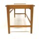 Scandinavian teak and oak bench, Sweden, 1960