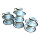 Coffee service for 6 people in Limoges porcelain by Robert Haviland, 1930.