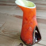 Pichet Vallauris – Free form – Red and green enamel – 1960s–70s – Vintage