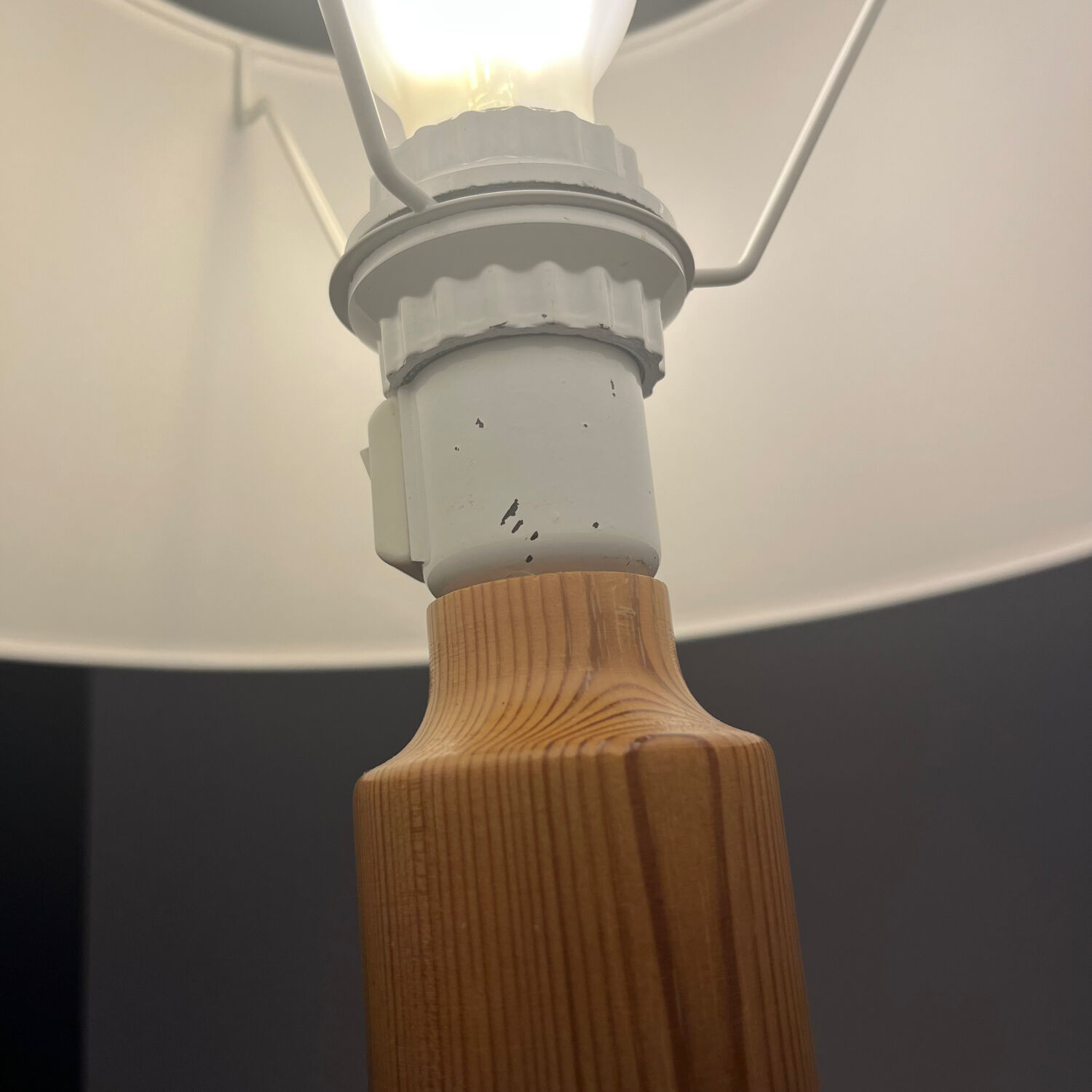 Pair of Swedish lamps – Solbackens Svarveri – 1970s