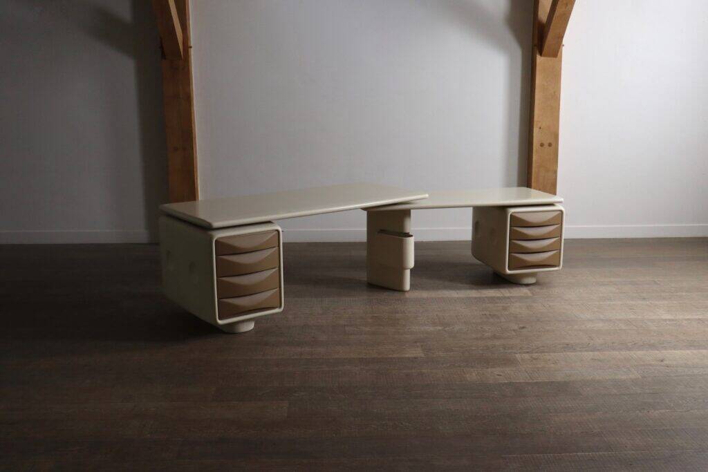 Ernest Igl Jet corner desk for Wilhelm Werndl, 1970s
