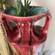 Vase haut art nouveau forme amphore