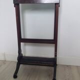 Fireplace or heat screen with leather footrest 13th-14th century