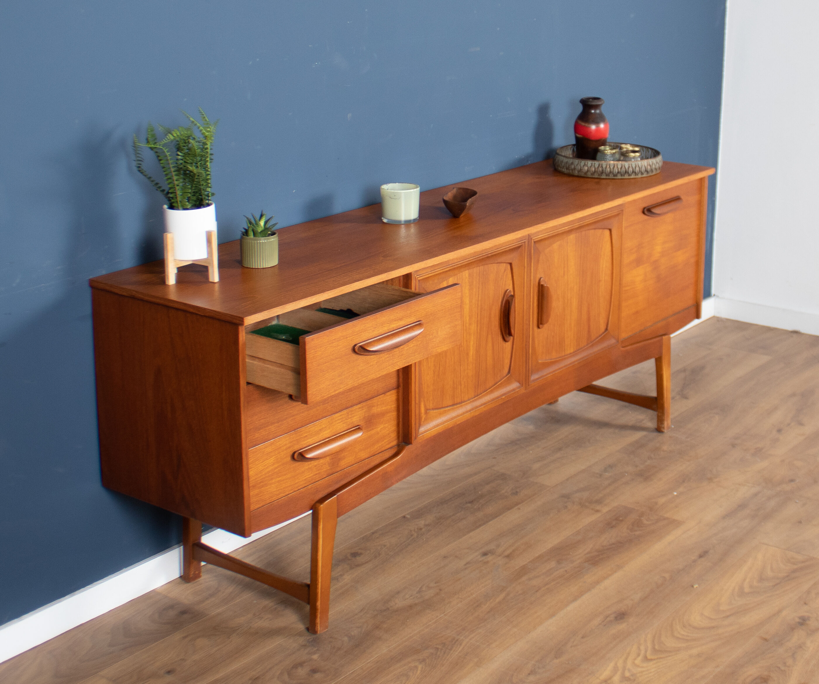 Retro teak 1960s stonehill mid century sideboard