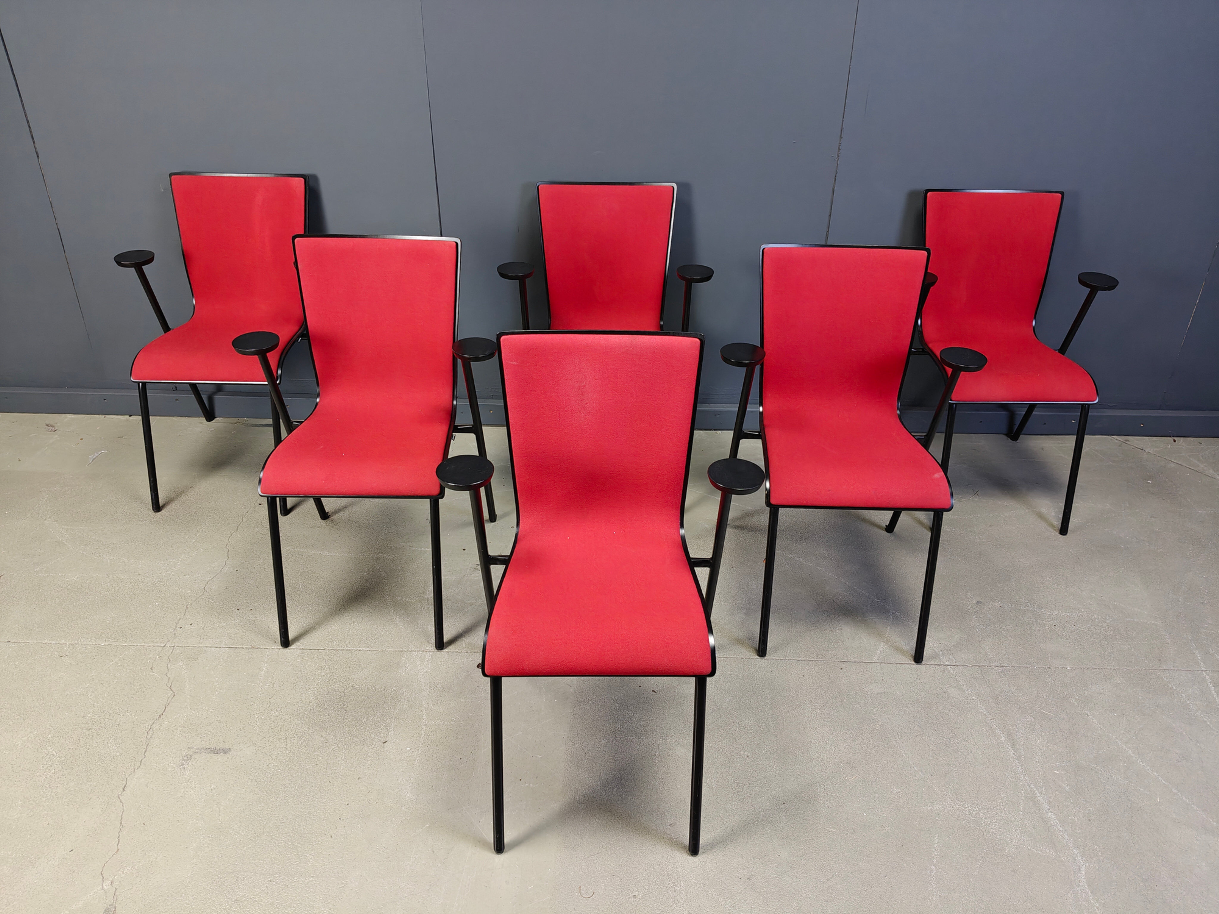 Vintage Occhio chairs by Roel Vandebeek for Drisag, 2000s - set of 6