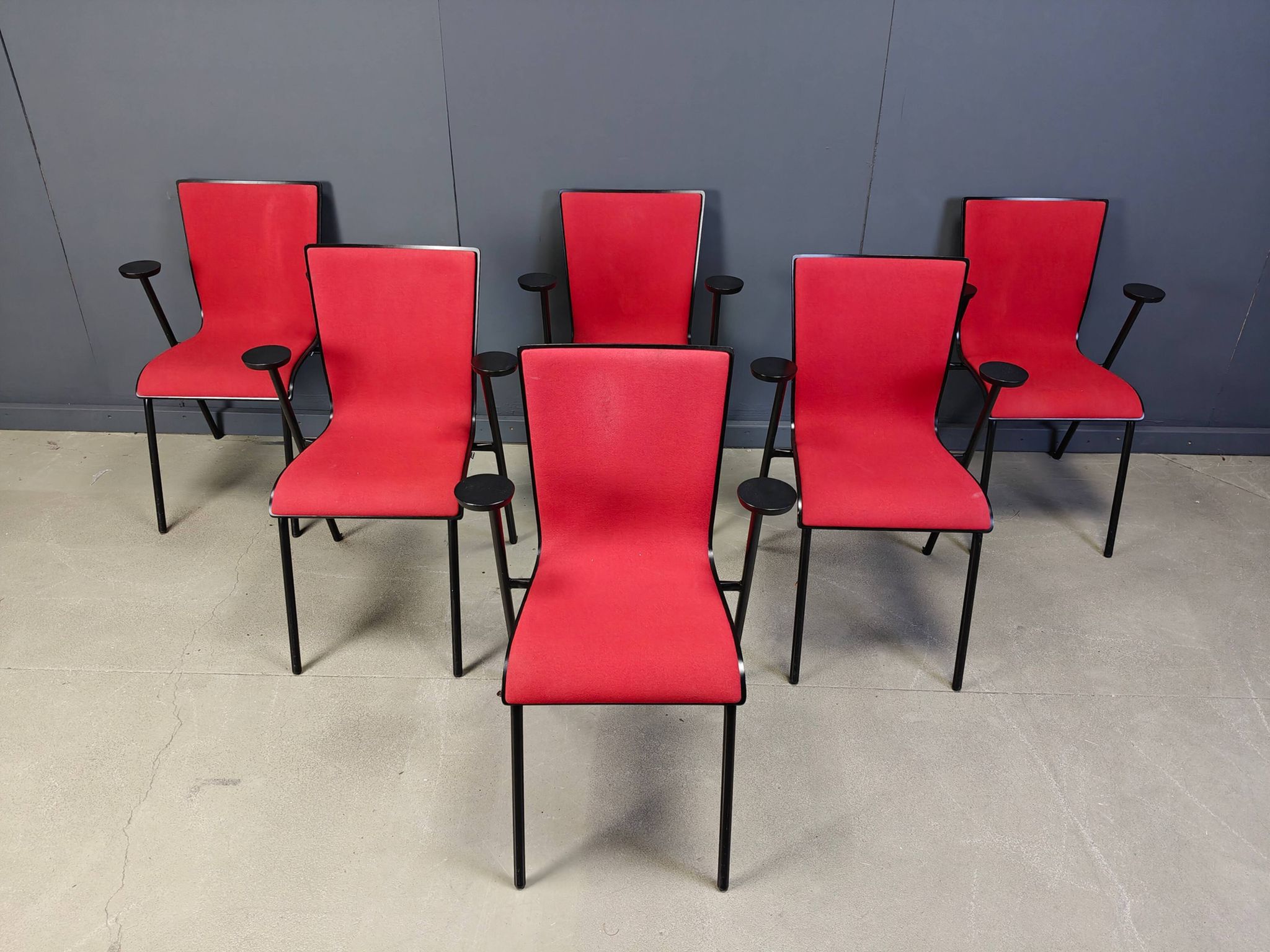 Vintage Occhio chairs by Roel Vandebeek for Drisag, 2000s - set of 6