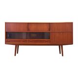 Teak highboard, Danish design, 1970s, production: Denmark