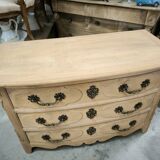 Louis XIV style solid cherry chest of drawers