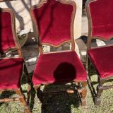 Chaises x4 style monastère