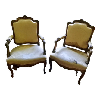 Fauteuils style Louis XV